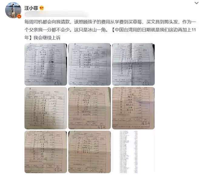 汪小菲曬消費細節回應敗訴,大S買草莓需幾千元,環保袋也要記帳