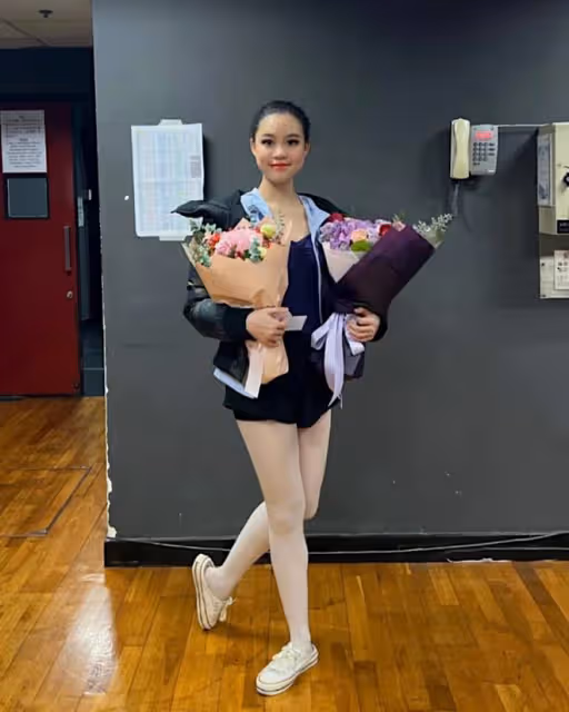 劉鑾雄19歲女兒成績優異跳芭蕾舞,獲得父親大劉的鼎力支持