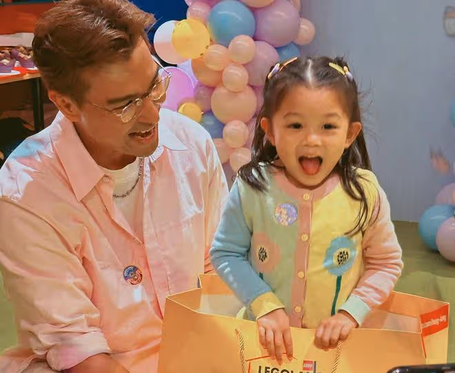 TVB視帝為4歲女兒慶生!眾星帶子女現身,6位星二代太呆萌可愛