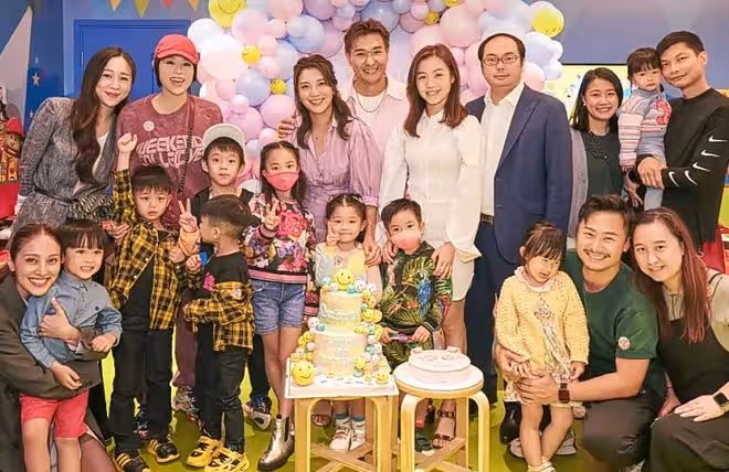 TVB視帝為4歲女兒慶生!眾星帶子女現身,6位星二代太呆萌可愛