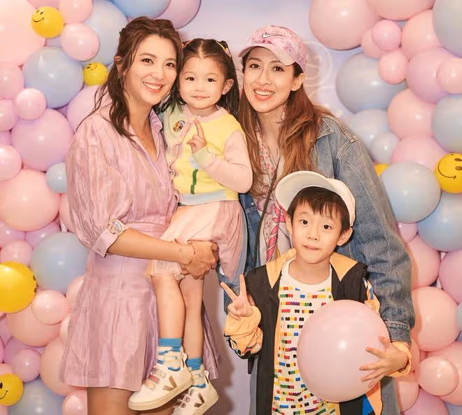 TVB視帝為4歲女兒慶生!眾星帶子女現身,6位星二代太呆萌可愛