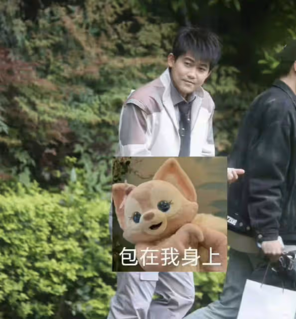 《奔跑吧》路透曝光,baby和男閨蜜張大大開心比心,不受前夫合照影響