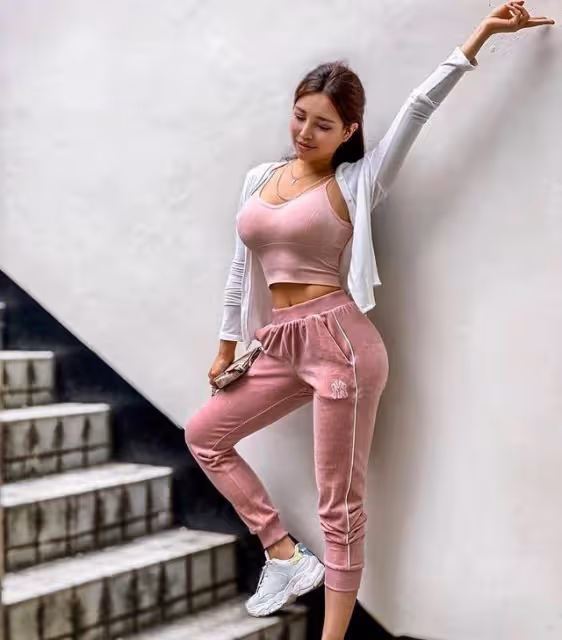 韓國健身美女，擁有36D和黃金腰臀比，動漫人物才有這種身材吧