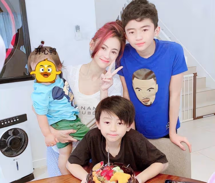 張柏芝疑被曝懷四胎？帶3娃嫁圈內人，謝賢不甘心疑搶孫兒撫養權