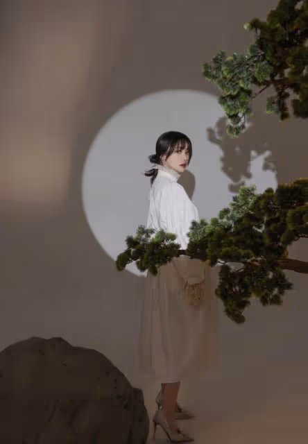 被柳岩的「大蜜桃臀」驚艷，穿緊身長裙凹凸感十足，真惹人愛