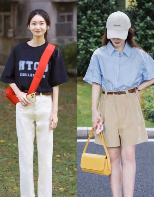 最近火了一種褲子，它叫「杏褲」，百搭又顯瘦，比闊腿褲洋氣多了
