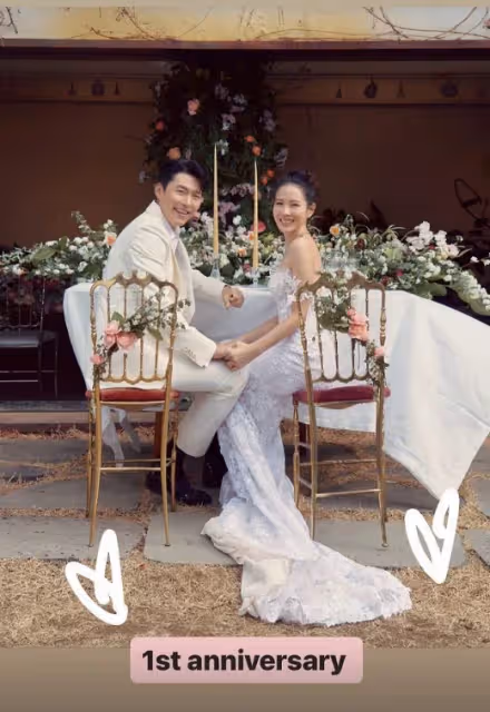 孫藝珍曬照慶祝結婚一周年, 網友:嫁給了幸福的樣子