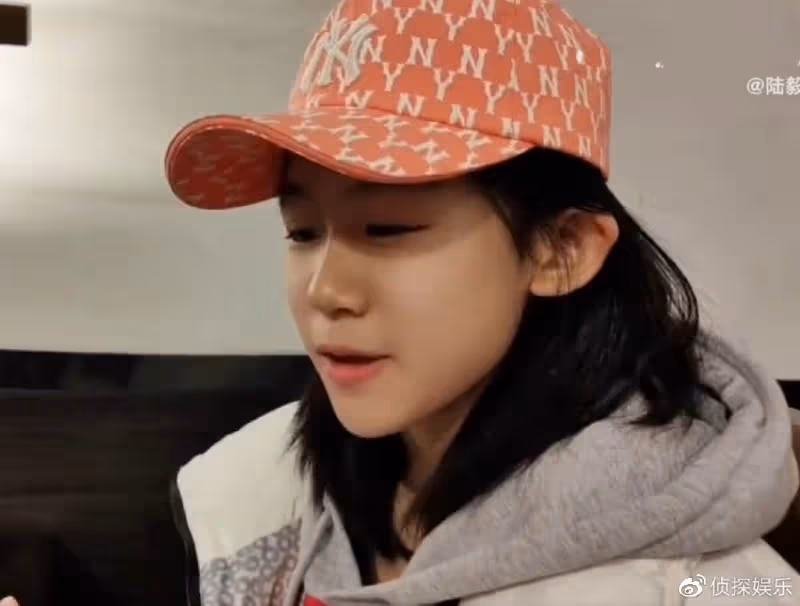 陸毅曬兩個女兒近照,貝兒和小葉子顏值變化大,一個像爸一個像媽