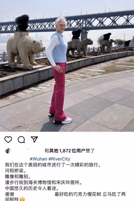 馬斯克媽媽玩嗨了！去武漢游宋慶齡故居，直呼悠久文化令人著迷