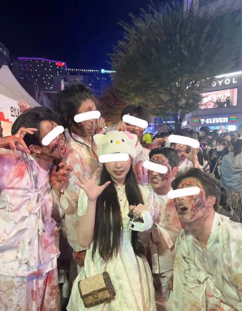 從梨泰院死裡逃生,台灣女星上廁所躲過一劫,20分鐘內慘案發生了