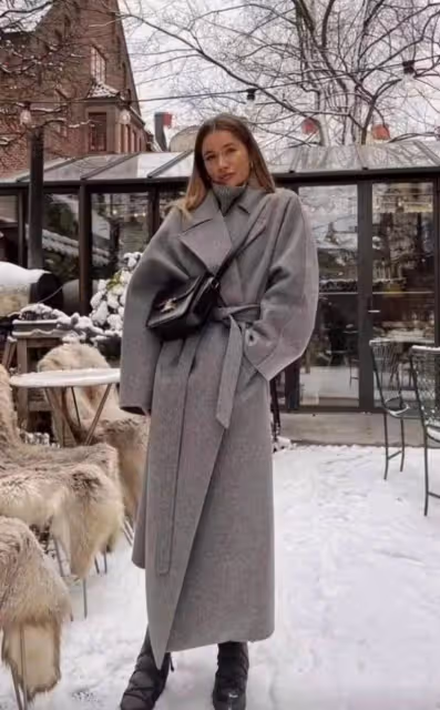 大雪紛飛也能穿出溫暖與時尚