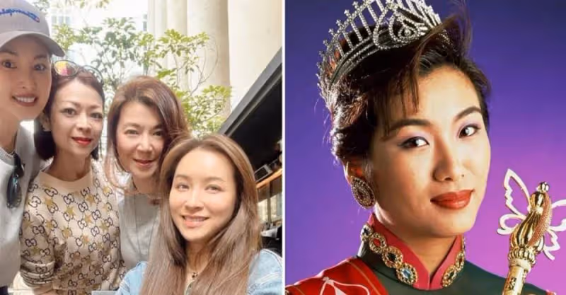93年港姐聚會！陳妙瑛莫可欣凍齡，麥家琪發際線後移，郭可盈缺席