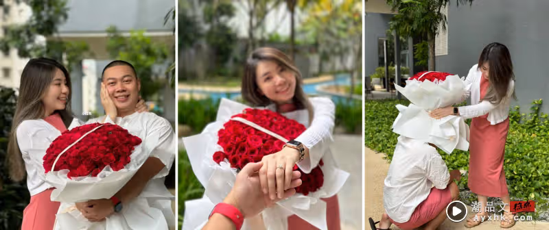 網紅「馬來堂哥」辰辰求婚成功!女友曬玫瑰、鑽戒:謝謝你從不吝嗇的愛