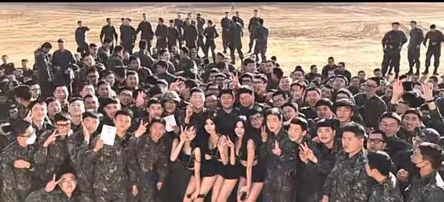 韓國奇葩娛樂文化,女團表面光鮮亮麗,實則是慰問士兵的工具