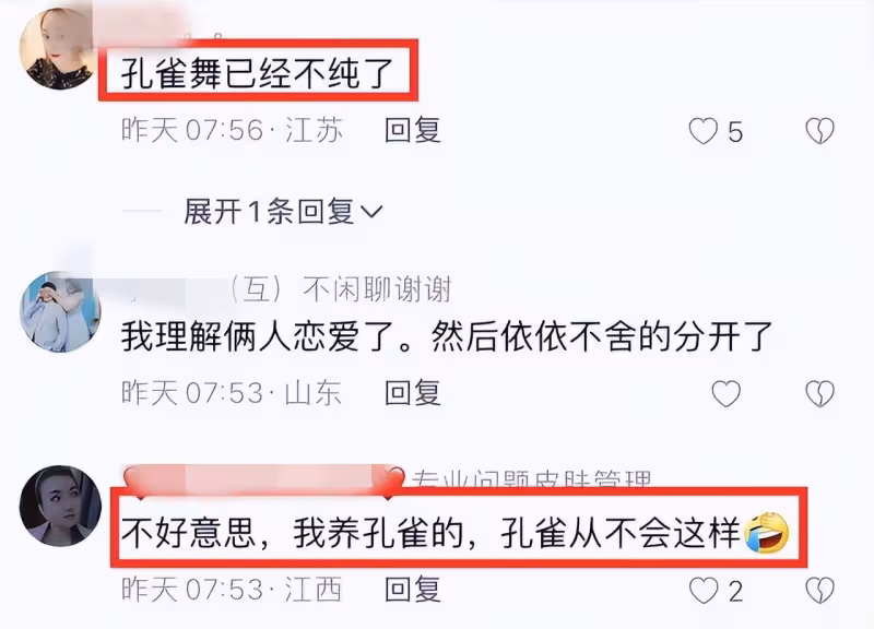 楊麗萍跟異性跳孔雀舞尺度太大小孩不宜觀看,專業人士痛批:孔雀可不會這樣