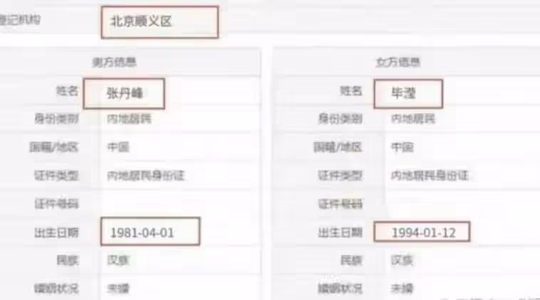 張丹峰洪欣同框直播後互刪對方視頻，張丹峰疑與經紀人註冊結婚