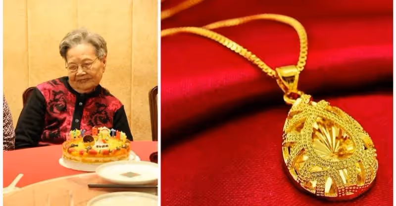 婆婆大壽我買了條金項鍊，她直接甩進垃圾桶，丟了張存摺給我，我懵了