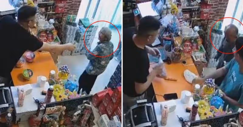 9旬奶奶買雪糕「忘帶錢」，暖心老闆大方喊「我請你吃」，半小時後，7旬兒衝進店裡：收穫意外驚喜