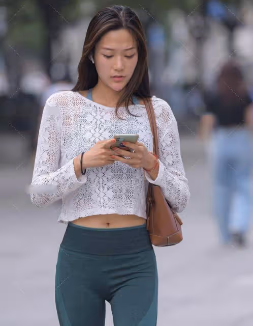 束腰包臀的瑜伽褲，讓你放鬆心情，不信你看