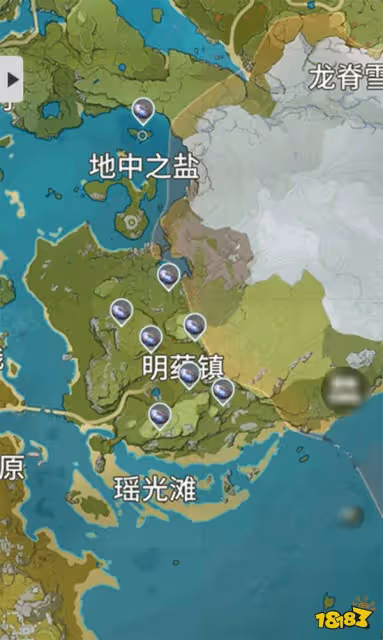 原神夜泊石採集地點有哪些 夜泊石採集詳細圖示位置分享