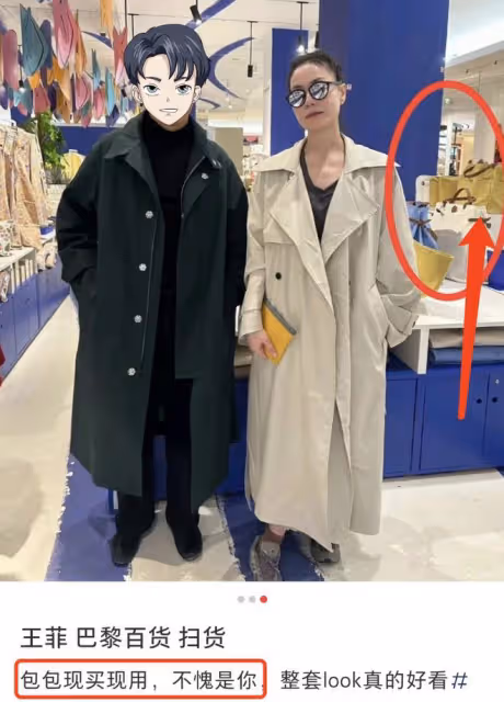 母女同游法國？王菲巴黎逛街再被偶遇，李嫣曬塞納河自拍也在巴黎