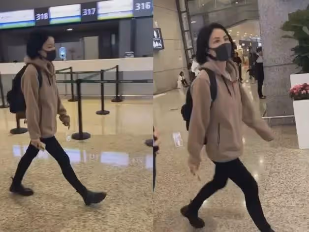王菲逛街再被偶遇，疑似迷路變小迷糊，女兒李嫣疑為其拍照好溫馨