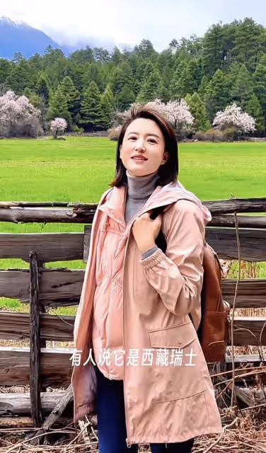 曝央視美女主持張蕾已離職,發傷感文案後,獨自前往西藏旅遊散心
