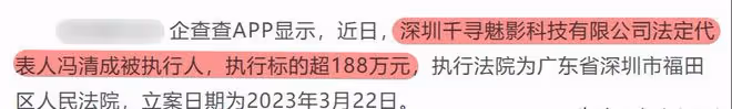 突發!王寶強女友馮清被曝成被執行人,名下四家公司,三家被註銷