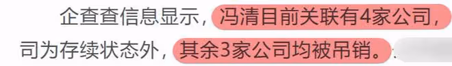 突發!王寶強女友馮清被曝成被執行人,名下四家公司,三家被註銷