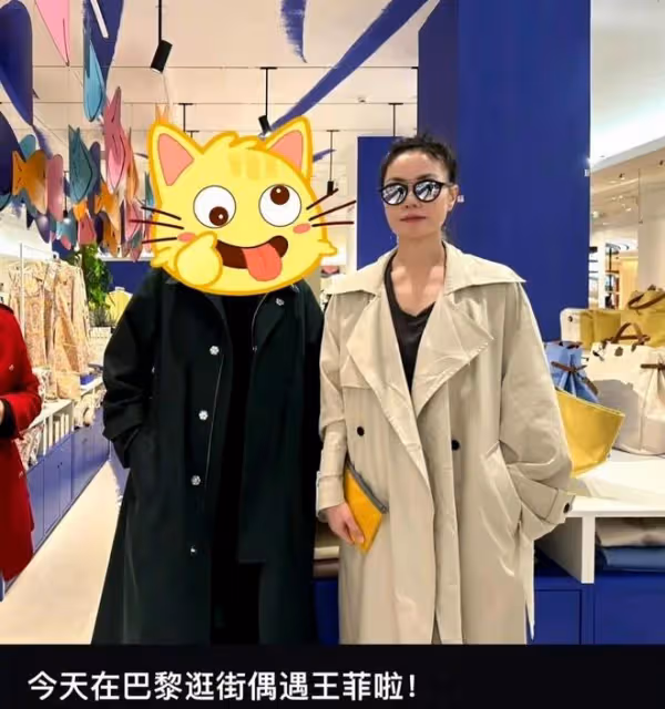 李嫣:曬塞納河畔出遊照,王菲狂試包包逛街掃貨,百元大衣有褶皺