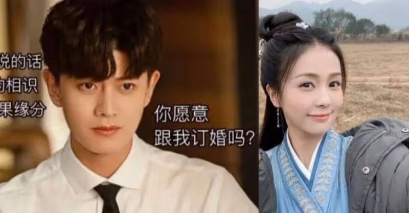 任嘉倫與楊穎逛菜市場，不看女主角就以為是現代版的周生辰