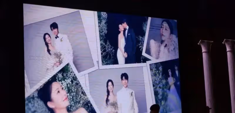 李昇基婚禮現場曝光!新人深情親吻猶如韓劇,半個韓娛圈明星捧場