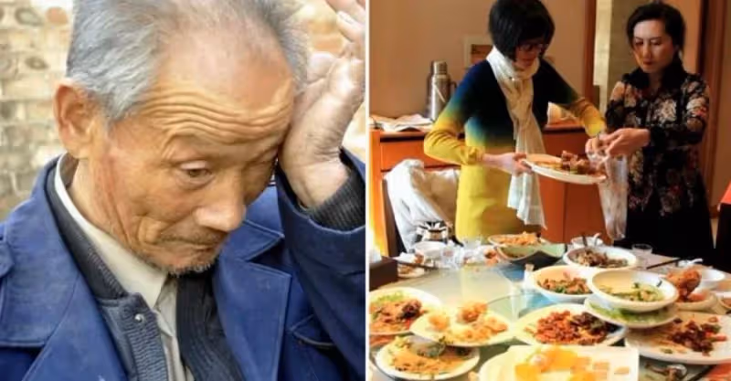 兒子婚宴上父親打包剩飯被親家一家嘲笑鄉下人，結賬時老闆一番話，嚇壞了親家母：給您道歉!