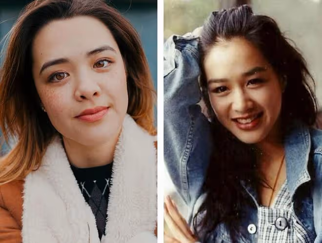 鍾麗緹25歲大女兒曬性感寫真，穿蕾絲內衣秀身材，疑似p馬甲線