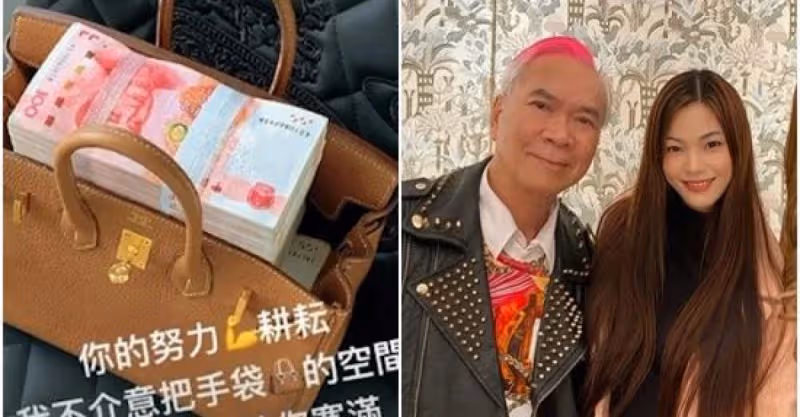 72歲男星李龍基爺孫戀！嫩女友「大疊現鈔塞爆名牌包」　億萬身家全送她