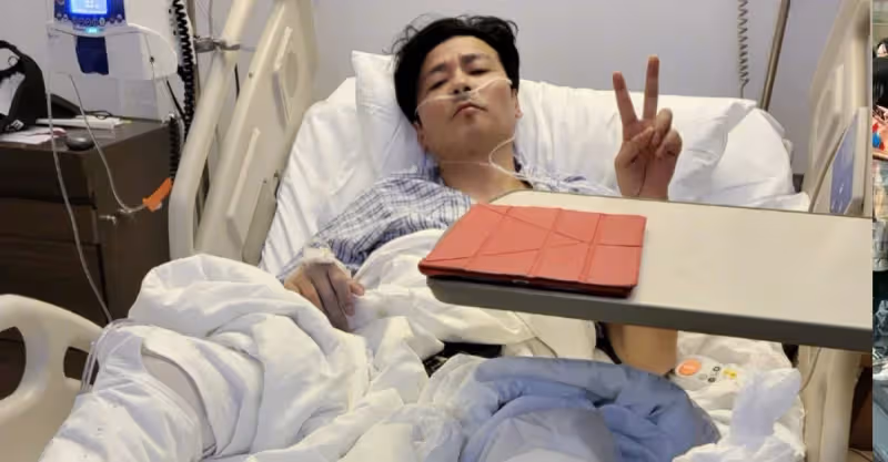突發！知名男星張晉拍戲出事送醫，插鼻喉緊急開刀