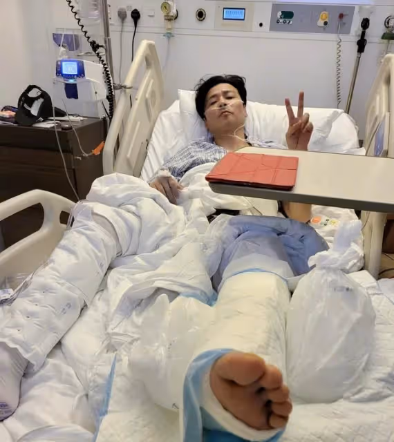 突發!知名男星張晉拍戲出事送醫,插鼻喉緊急開刀