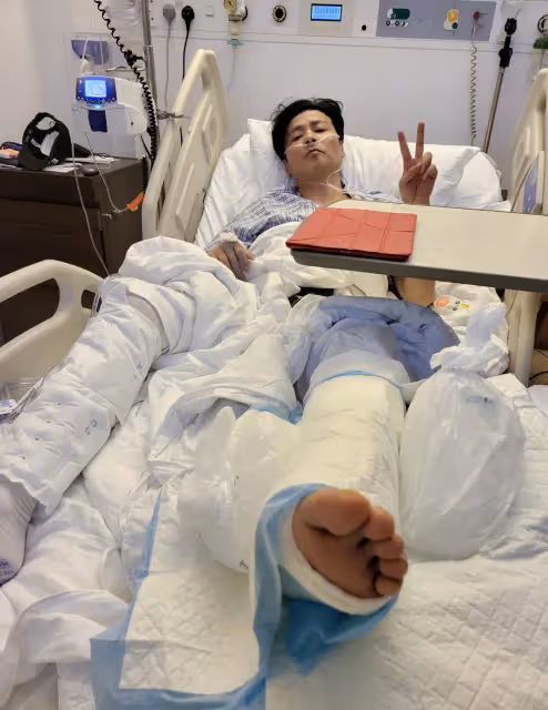 突發!知名男星張晉拍戲出事送醫,插鼻喉緊急開刀
