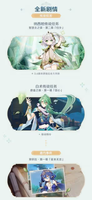 《原神》3.6版本更新公告