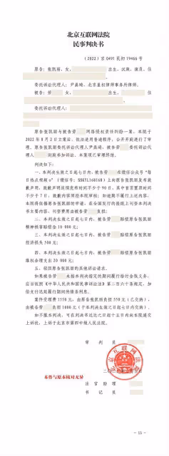 凱麗名譽侵權案勝訴，正能量藝術家被造謠太荒謬，營銷號公開道歉