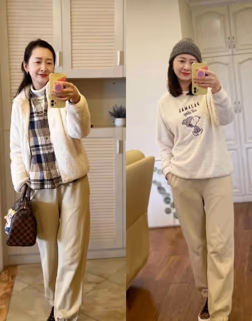 這才是45+普通人該有的冬季打扮：不穿大媽裝，不隨便露腿，真美