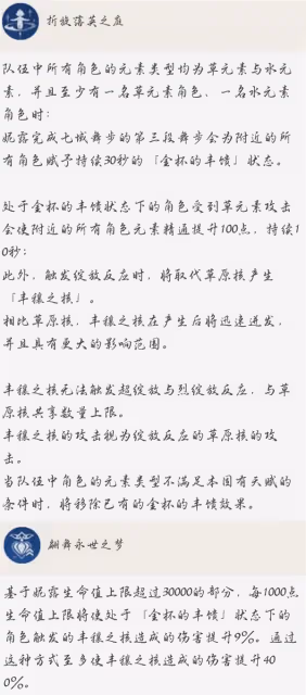 《原神》妮露簡要培養心得