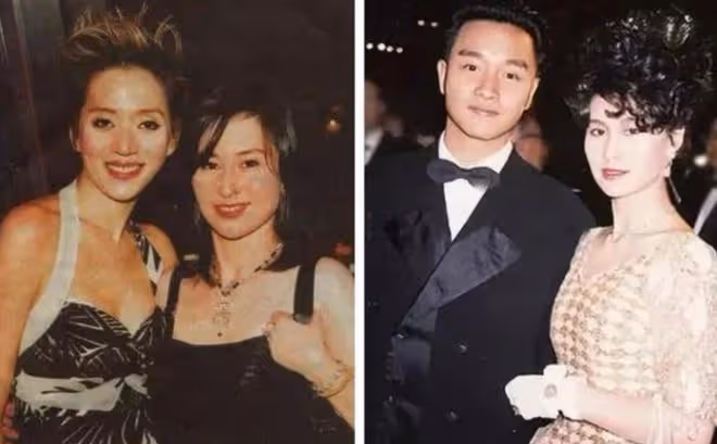60歲何超瓊赴海口看秀,穿連體裙秀事業線,戴珍珠項鍊貴氣優雅