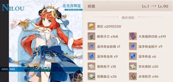《原神》3.6版妮露出裝推薦與配隊思路分享