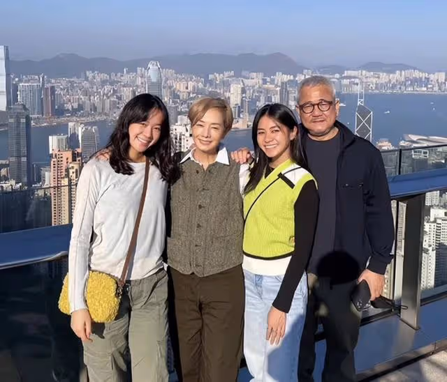 知名港星曬全家福,準備升級當岳母!