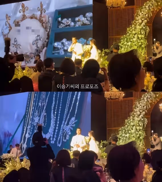 李昇基和李多寅婚禮,背景卻播放廣告,韓網友:這輩子第一次見!