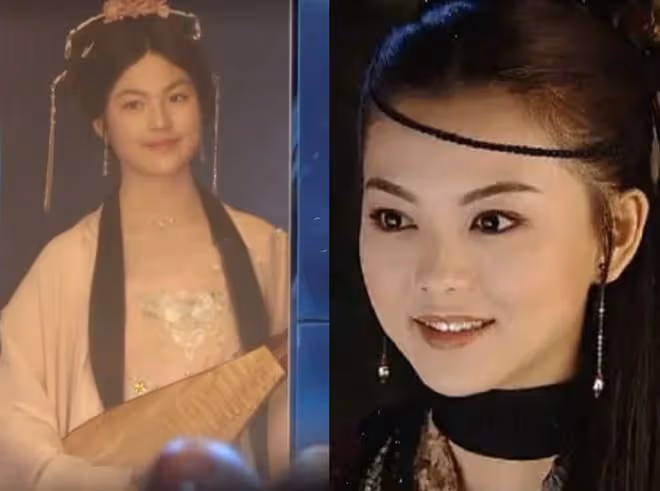 王岳倫陪女兒拍寫真,王詩齡穿漢服抱琵琶,似大家閨秀太像李湘