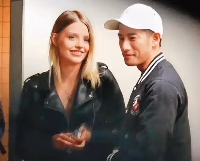 38歲男星深夜擁吻洋妞疑出軌!生病娃丟妻子照顧,回應稱喝酒誤事
