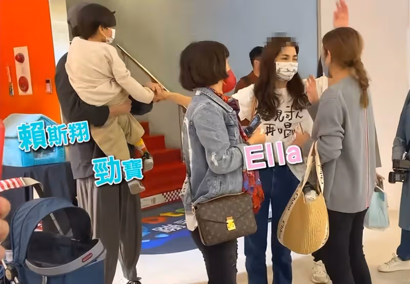 Ella曬全家福為兒慶生,6歲勁寶近照曝光,五官長相太像爸爸了