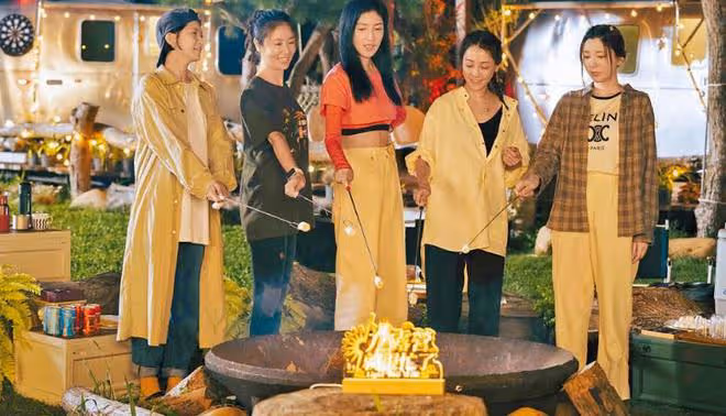 林心如露營花費5000萬,帶女兒小海豚的毯子和玩具解相思之苦